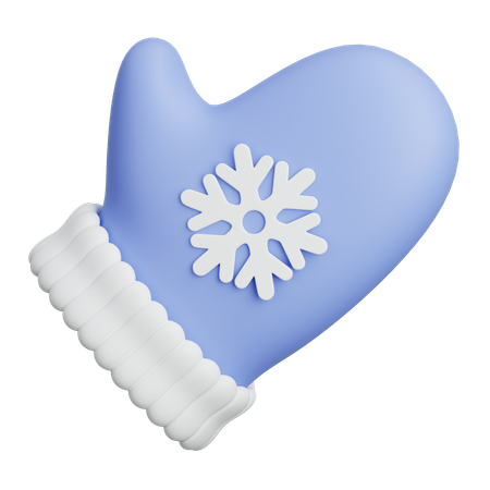 Winter Glove  3D Icon