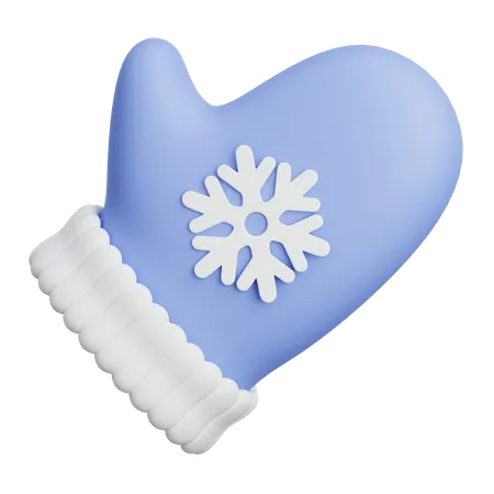 Winter Glove  3D Icon