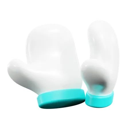 Winter gloves  3D Icon