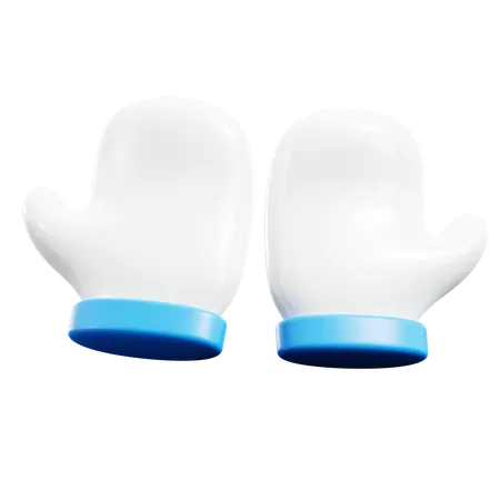 Winter gloves  3D Icon