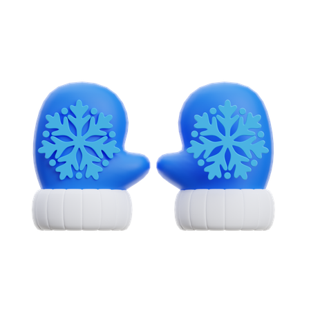 Winter Gloves  3D Icon