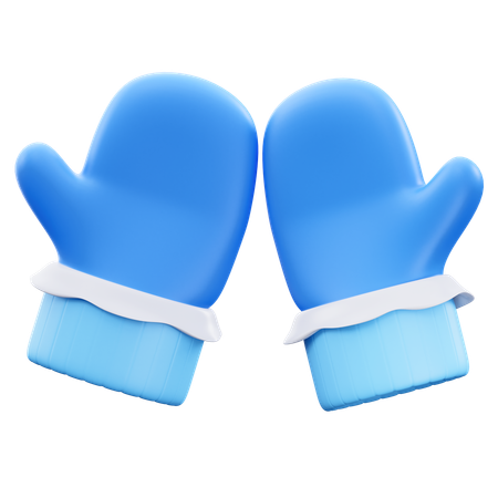 Winter Gloves  3D Icon