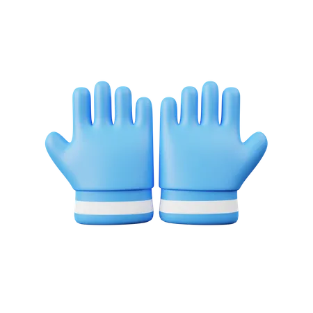 Winter Gloves  3D Icon