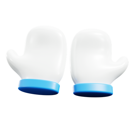 Winter gloves  3D Icon