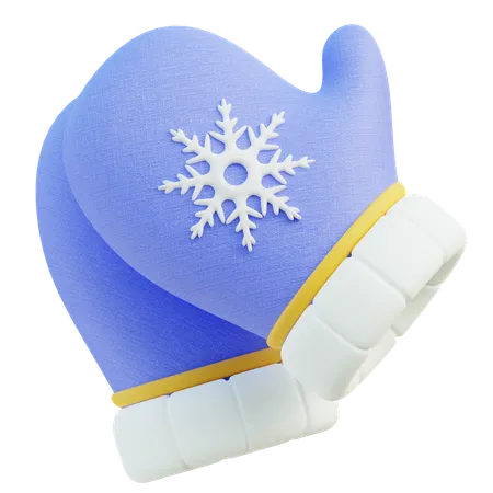 Winter Gloves  3D Icon