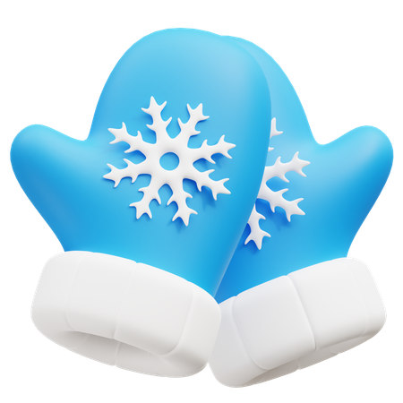 Winter Gloves  3D Icon