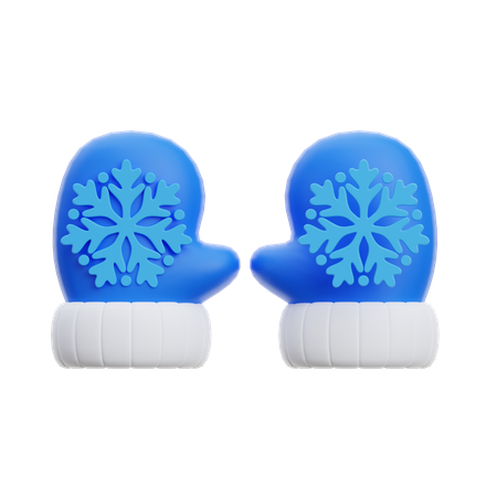 Winter Gloves  3D Icon