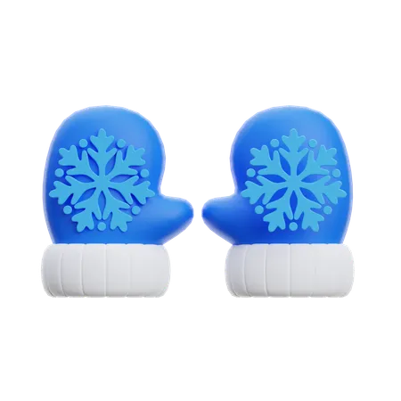 Winter Gloves  3D Icon