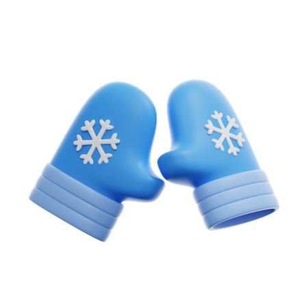 Winter Gloves  3D Icon