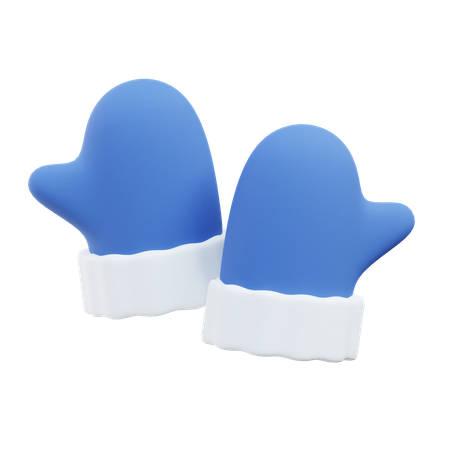 Winter Gloves  3D Icon