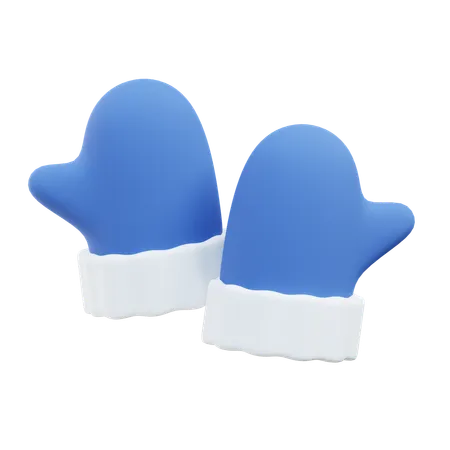 Winter Gloves  3D Icon