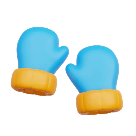 Winter Gloves  3D Icon