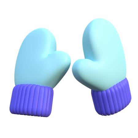 Winter Gloves  3D Icon