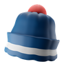 3d winter cap logo