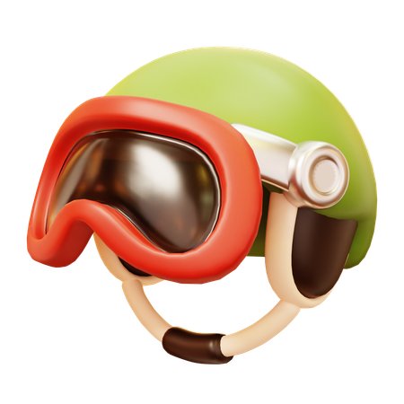 Winter Helmet  3D Icon