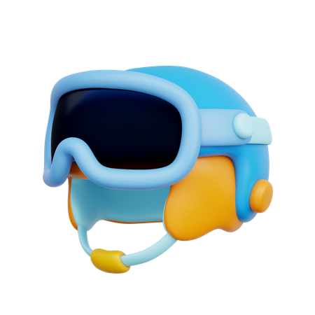 Winter Helmet  3D Icon