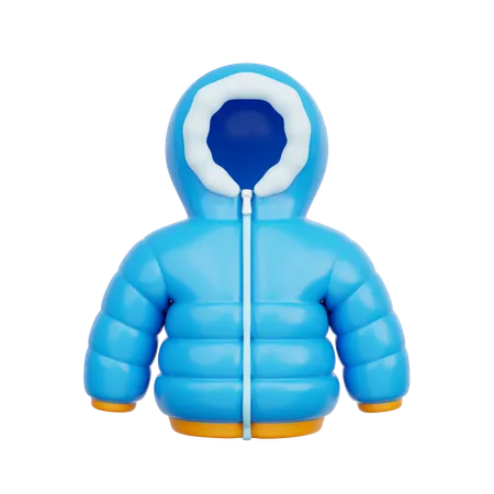 3 D Winter Jacket Cold Winter Fashion 3D Icon