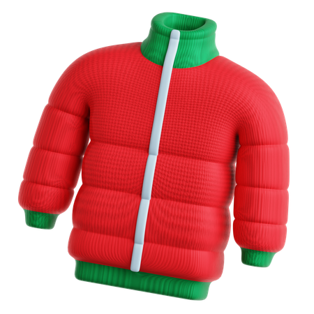 Winter Jacket  3D Icon