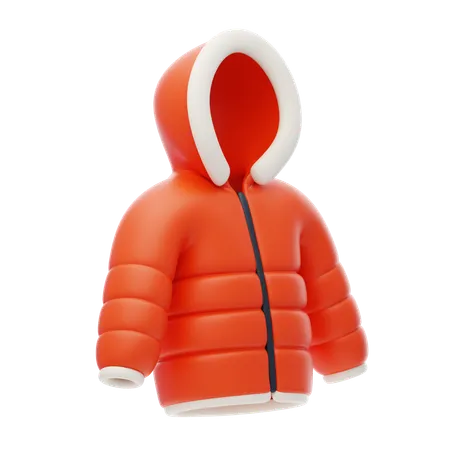 Winter Jacket  3D Icon