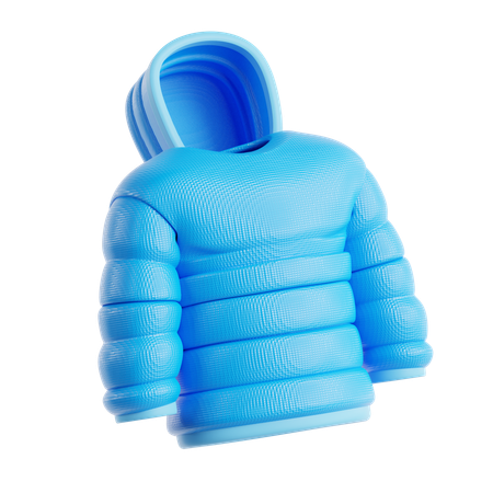 Winter Jacket  3D Icon