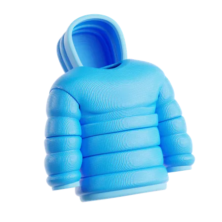 Winter Jacket  3D Icon