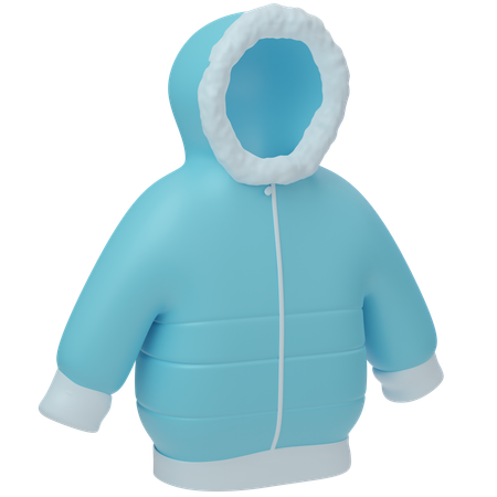 Winter Jacket  3D Icon