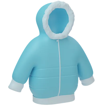 Winter Jacket  3D Icon