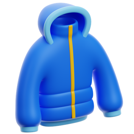 Winter Jacket  3D Icon