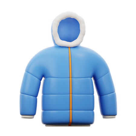 Winter Jacket  3D Icon