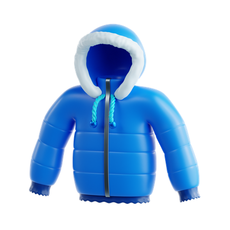 Winter Jacket  3D Icon