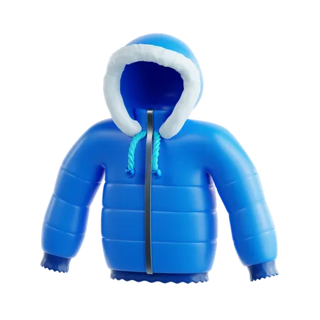 Winter Jacket  3D Icon