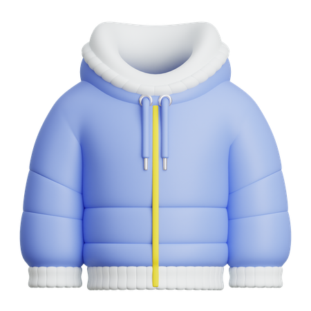 Winter Jacket  3D Icon