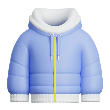 Winter Jacket  3D Icon