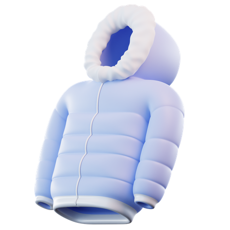 Winter Jacket  3D Icon