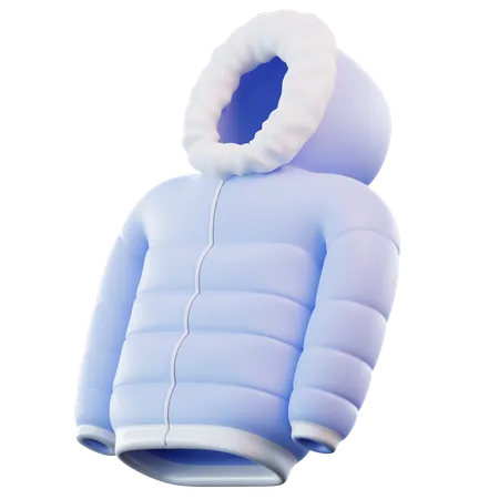 Winter Jacket  3D Icon