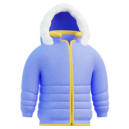 Winter Jacket  3D Icon