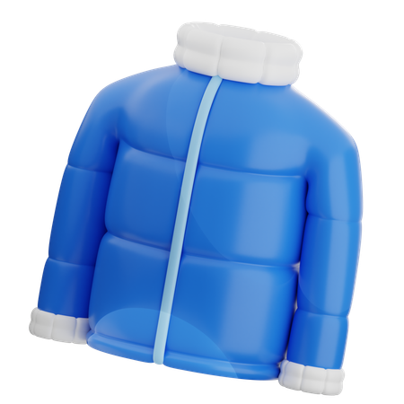 Winter Jacket  3D Icon