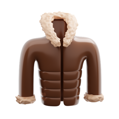 Winter Jacket  3D Icon