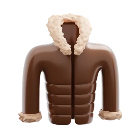 Winter Jacket  3D Icon