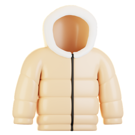 Winter jacket  3D Icon