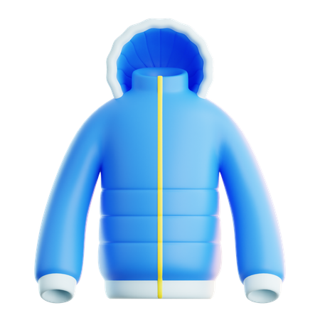 Winter Jacket  3D Icon