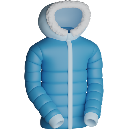 Winter Jacket  3D Icon