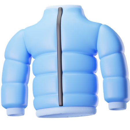 Winter Jacket  3D Icon