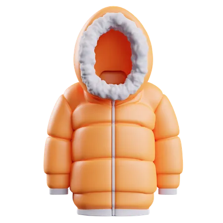 Winter Jacket  3D Icon