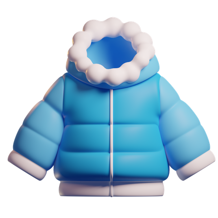 Winter Jacket  3D Icon