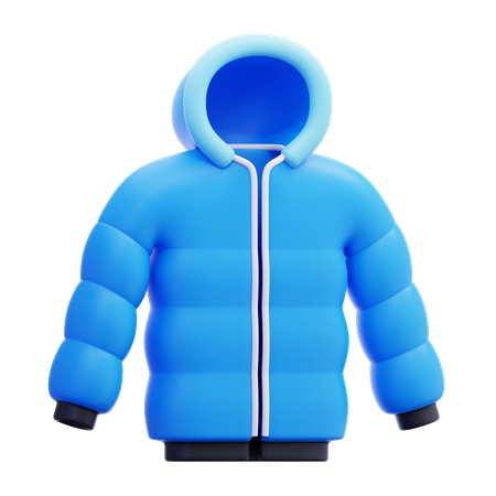 Winter Jacket  3D Icon