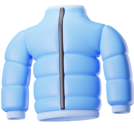 Winter Jacket  3D Icon