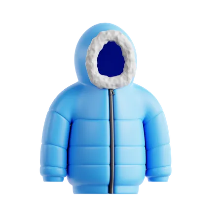 Winter Jacket  3D Icon