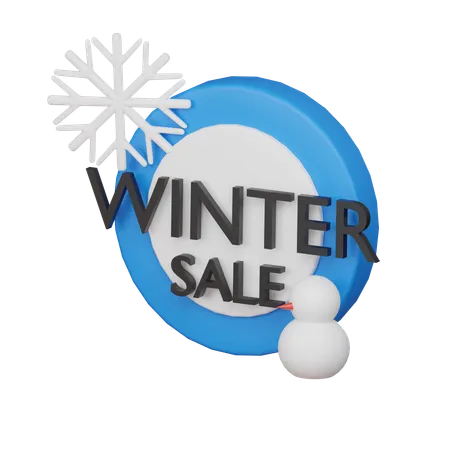 Winter Sale  3D Icon