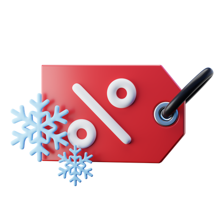 Winter Sale  3D Icon